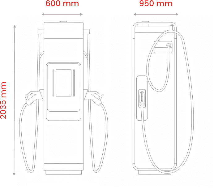 iHPCDD dispenser dimensions