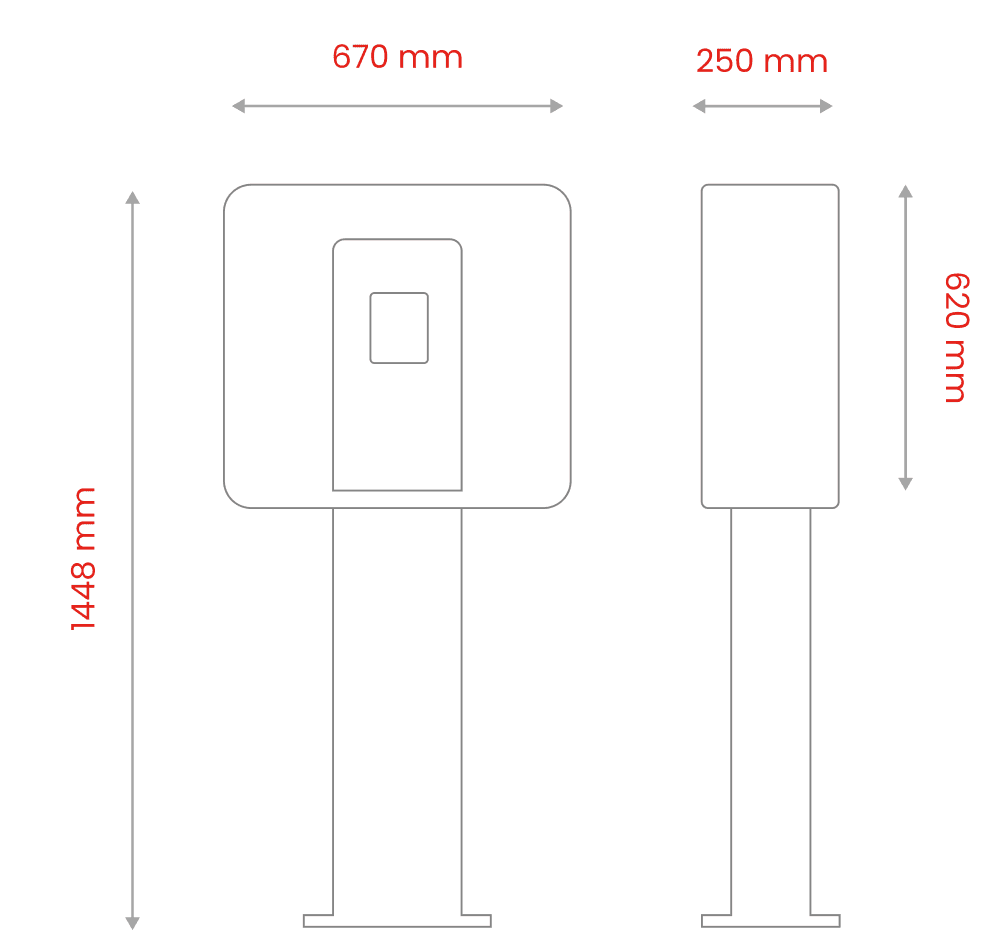iWB40 dimensions
